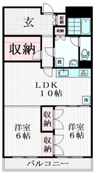 ローズガーデンの物件間取画像